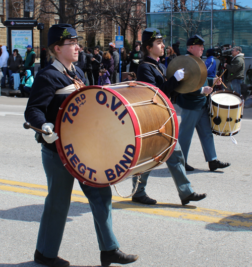 73rd band - 2019 Cleveland St. Patrick's Day Parade